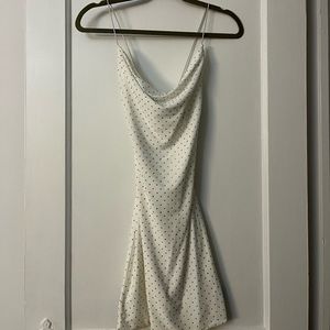 White bedazzled Windsor dress